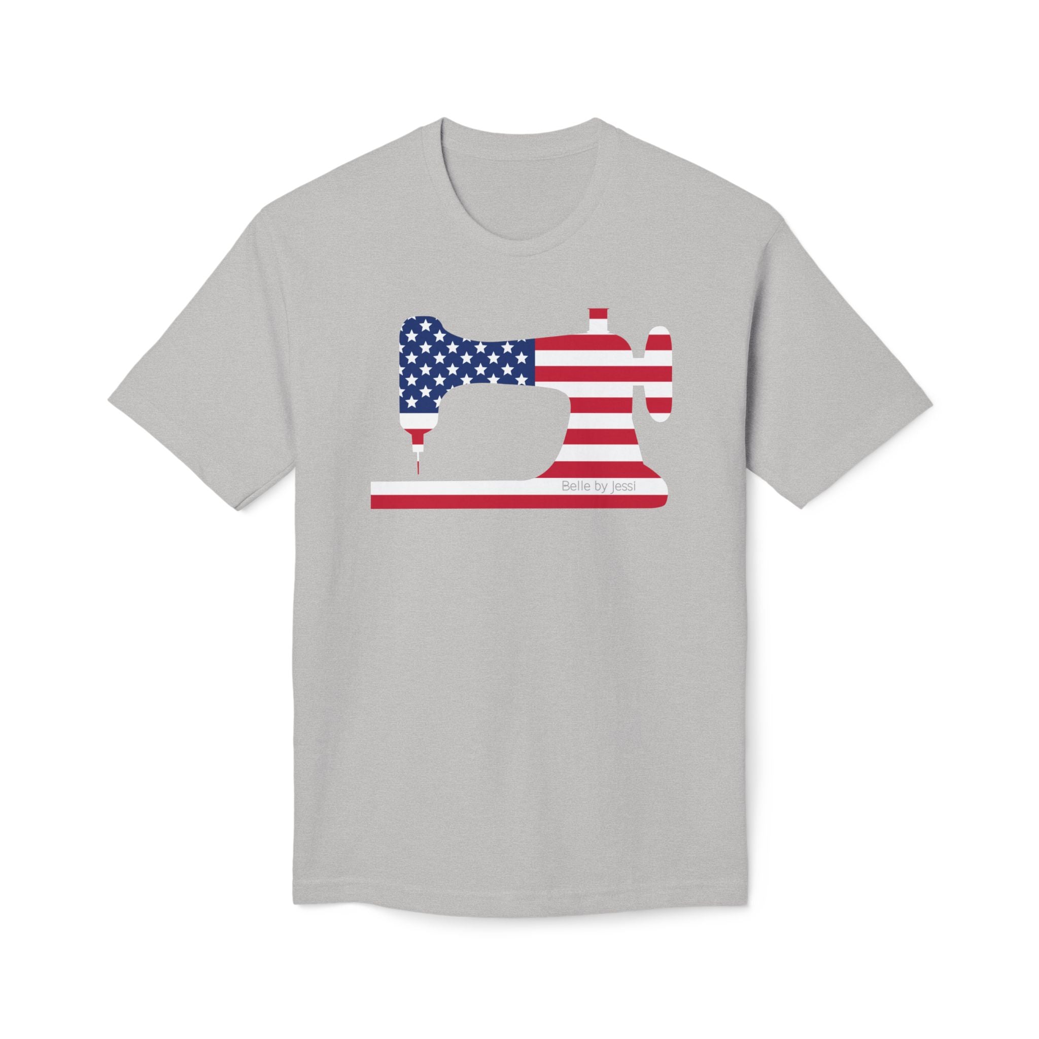 Sewing Machine T-Shirt USA Flag, American Made