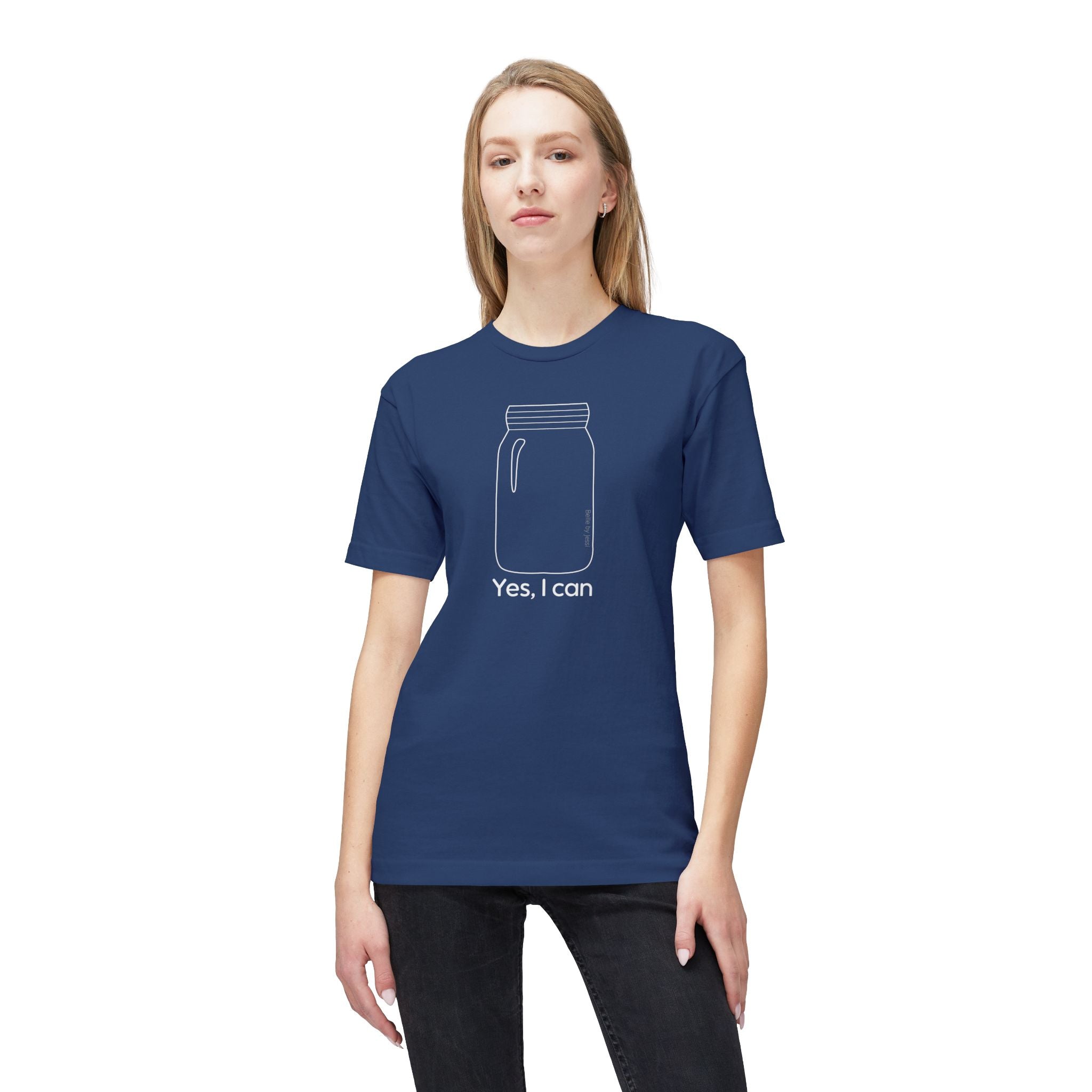 Yes I Can T-Shirt - Made in USA Unisex Midweight T-shirt
