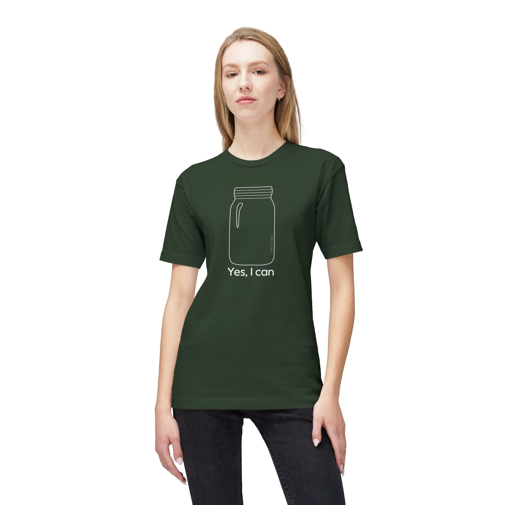 Yes I Can T-Shirt - Made in USA Unisex Midweight T-shirt