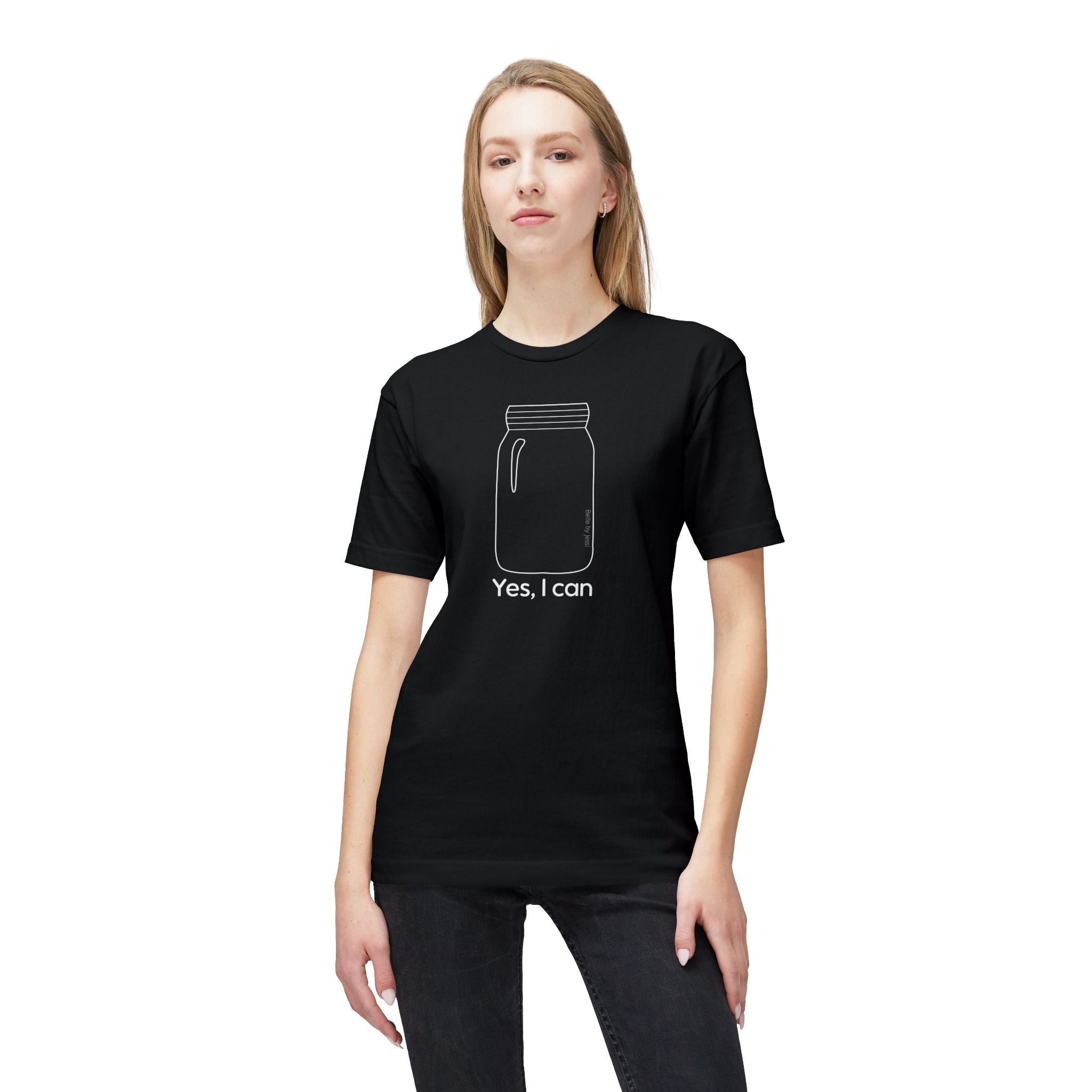 Yes I Can T-Shirt - Made in USA Unisex Midweight T-shirt