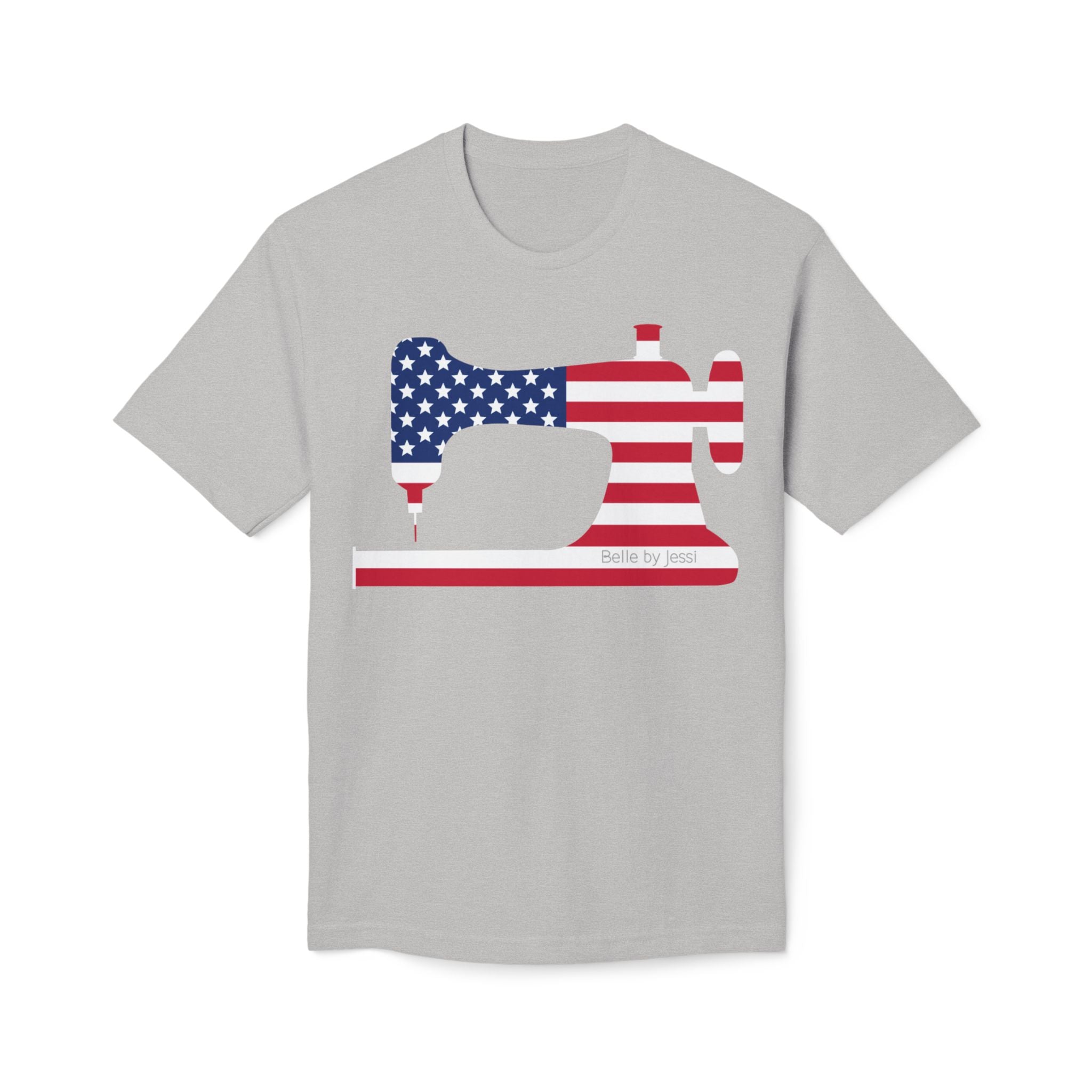 Sewing Machine USA Flag T‑Shirt, American Made