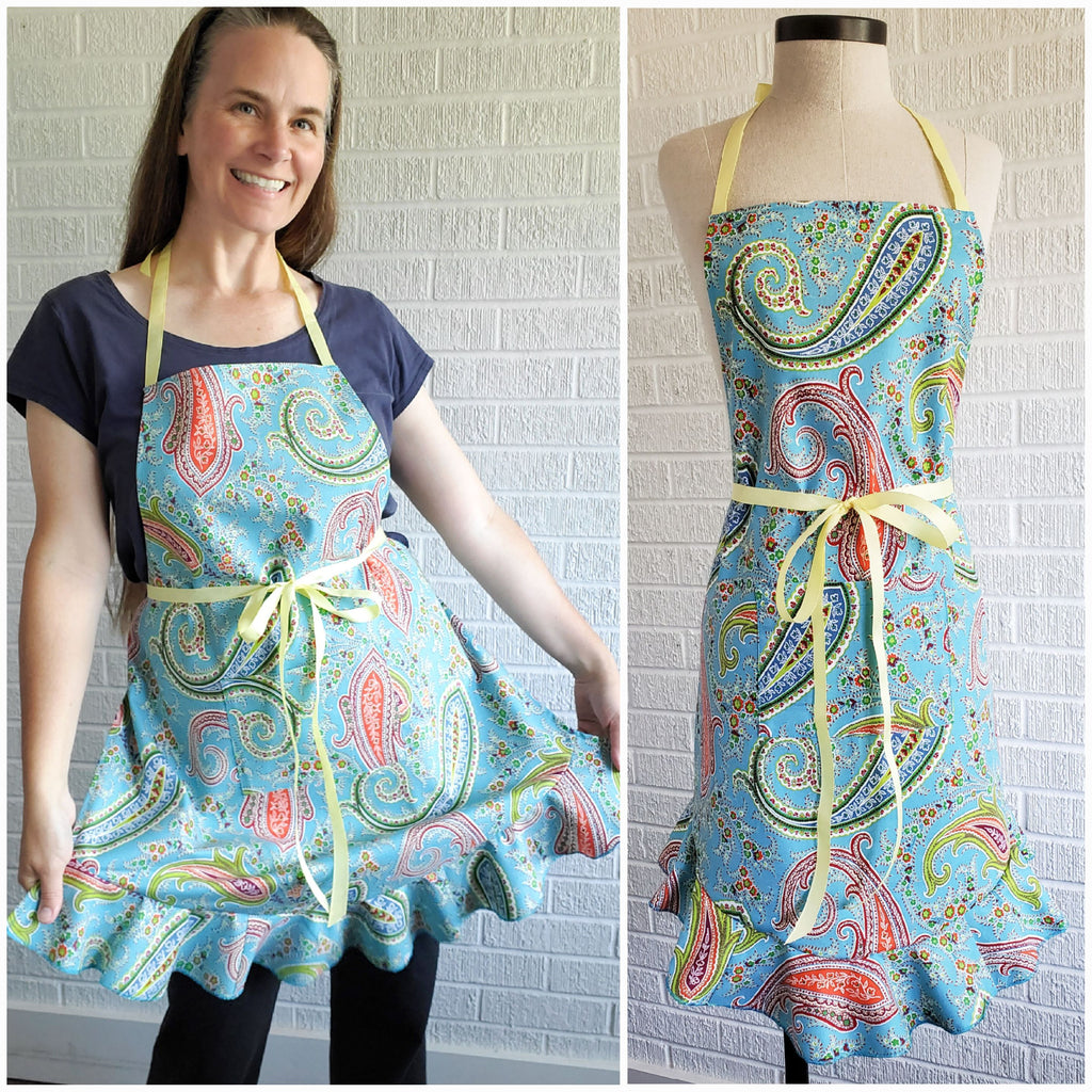 Sewing Pattern, His & Hers Aprons - digital download