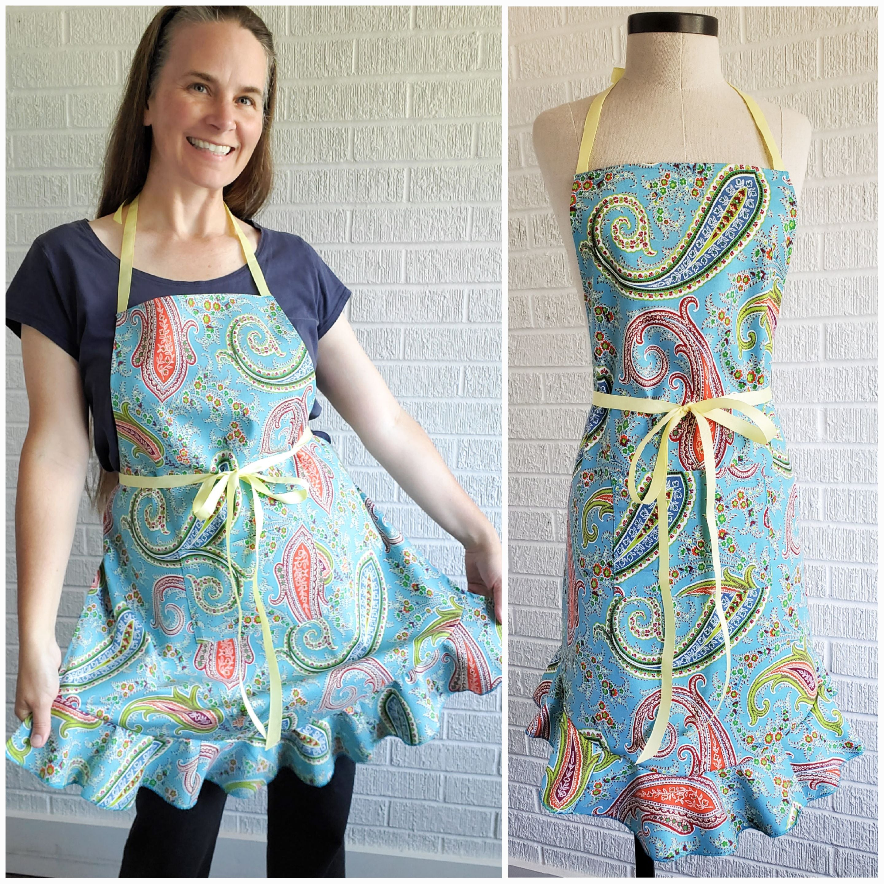 Sewing Pattern, His & Hers Aprons - digital download
