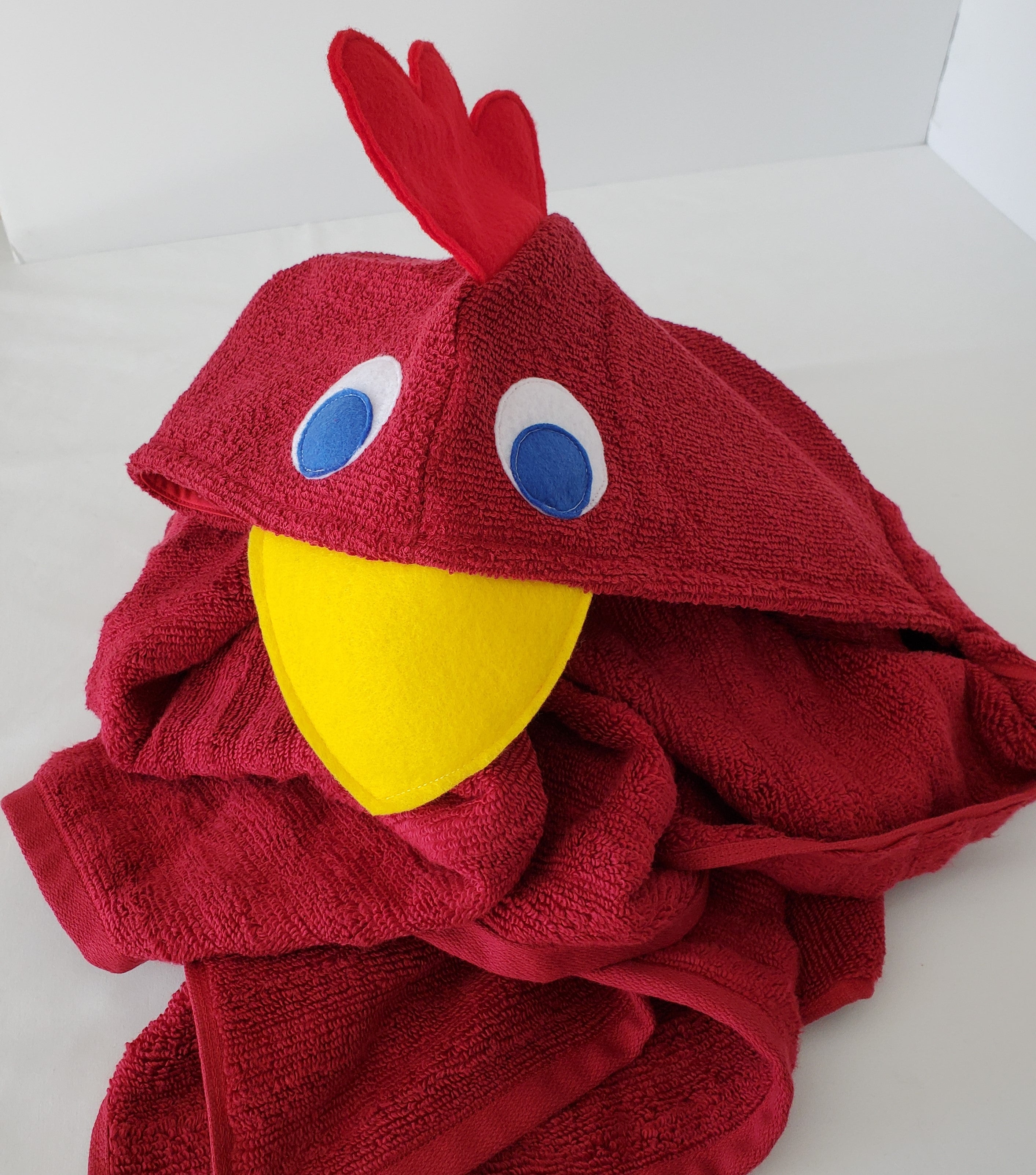 Sewing Pattern, Chicken Hooded Towel - Digital Download