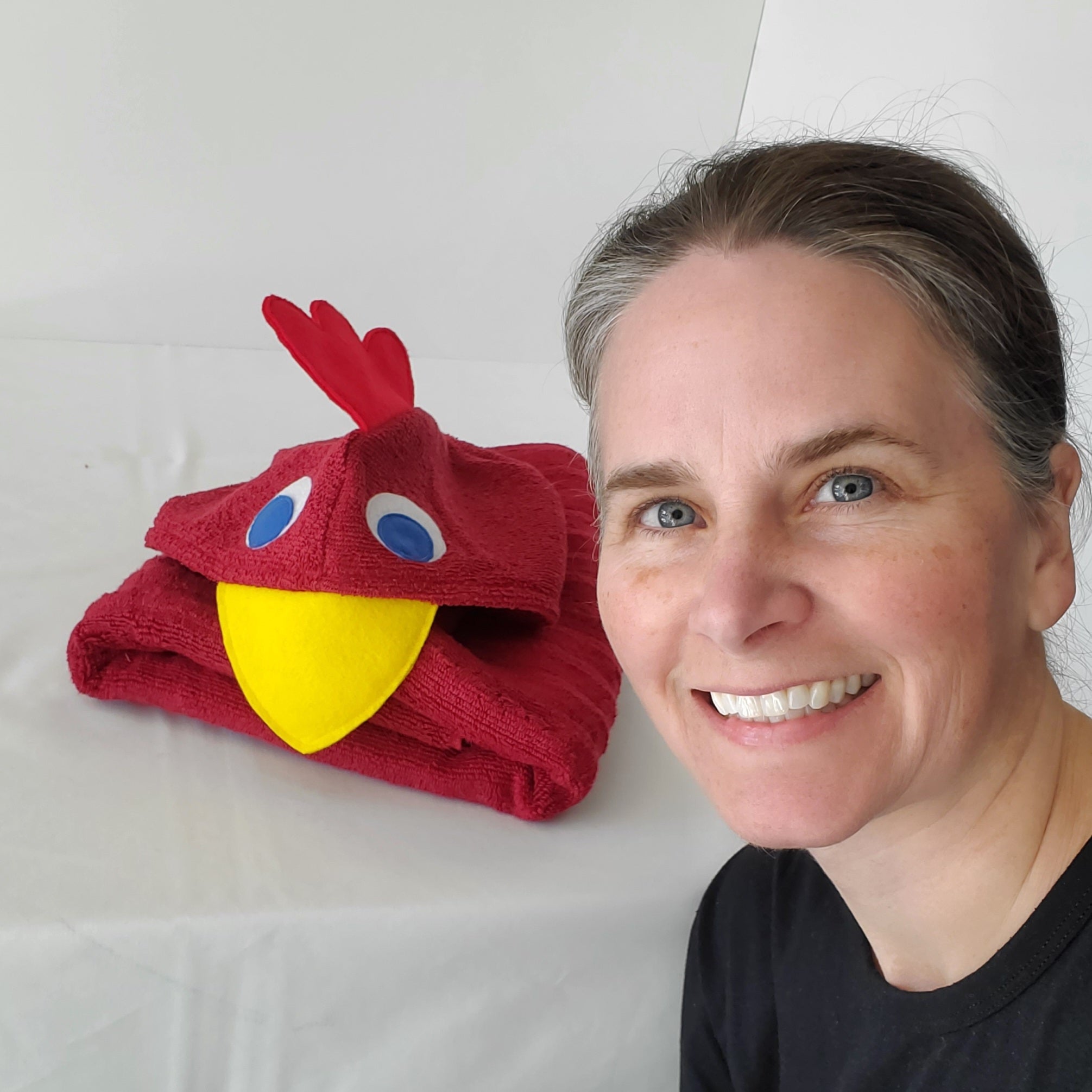 Sewing Pattern, Chicken Hooded Towel - Digital Download