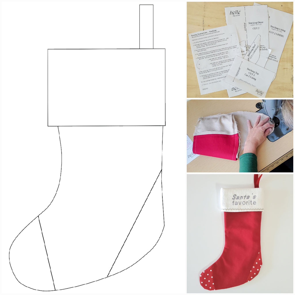 Sewing Pattern, Stocking - Digital Download
