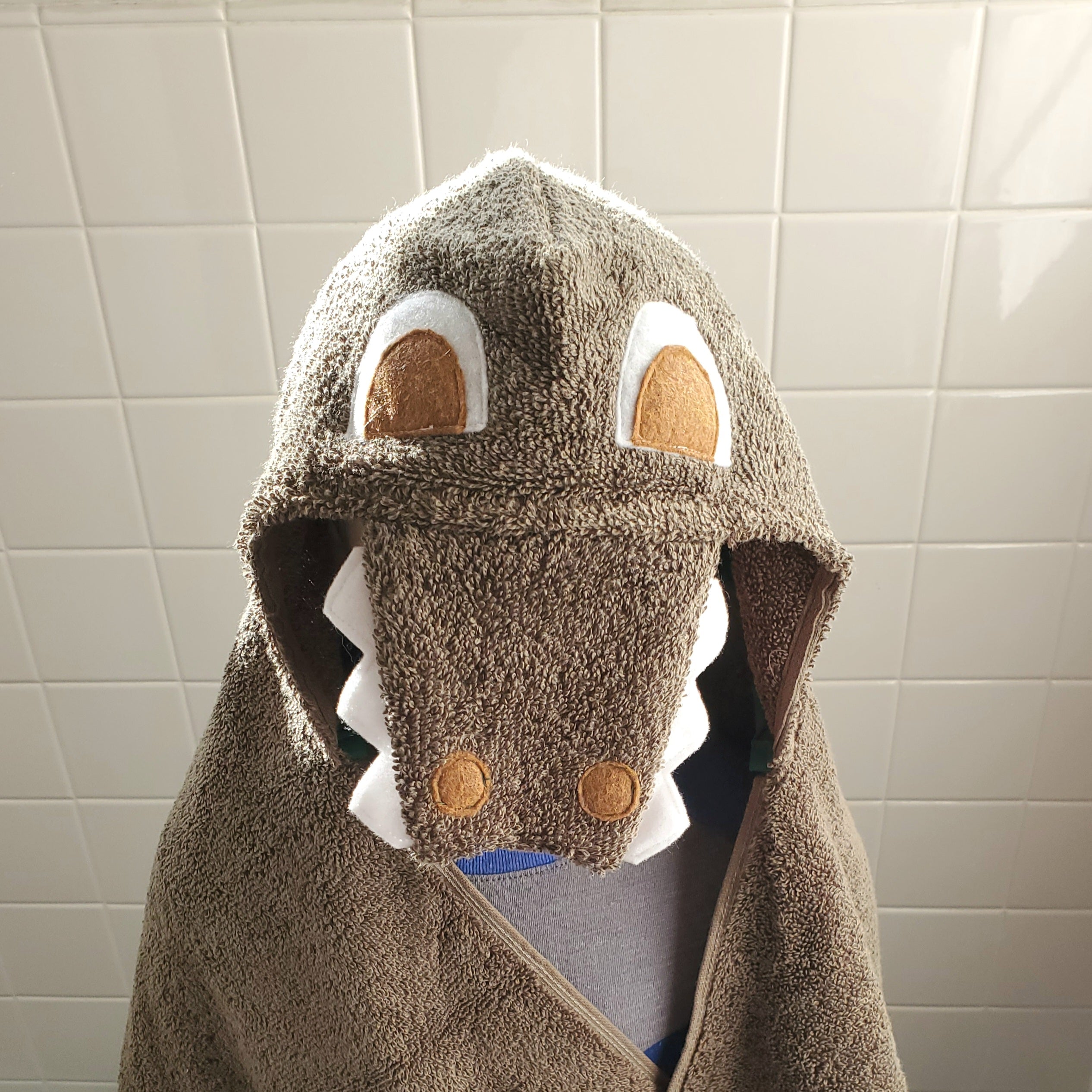 Sewing Pattern, Alligator Hooded Towel - Digital Download