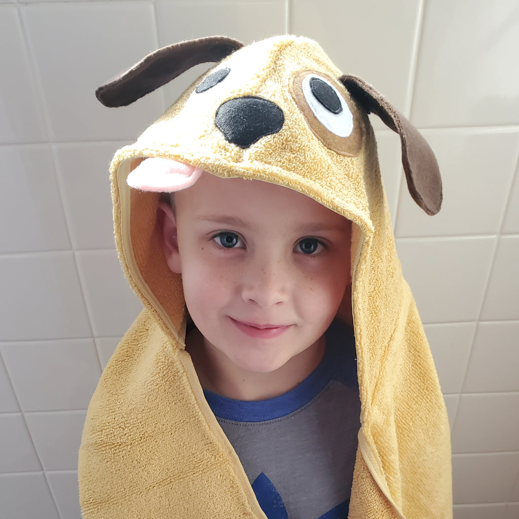 Favorite Hooded Towel Bundle Sewing Patterns – Shark, Puppy, Duck (PDF Instant Download)
