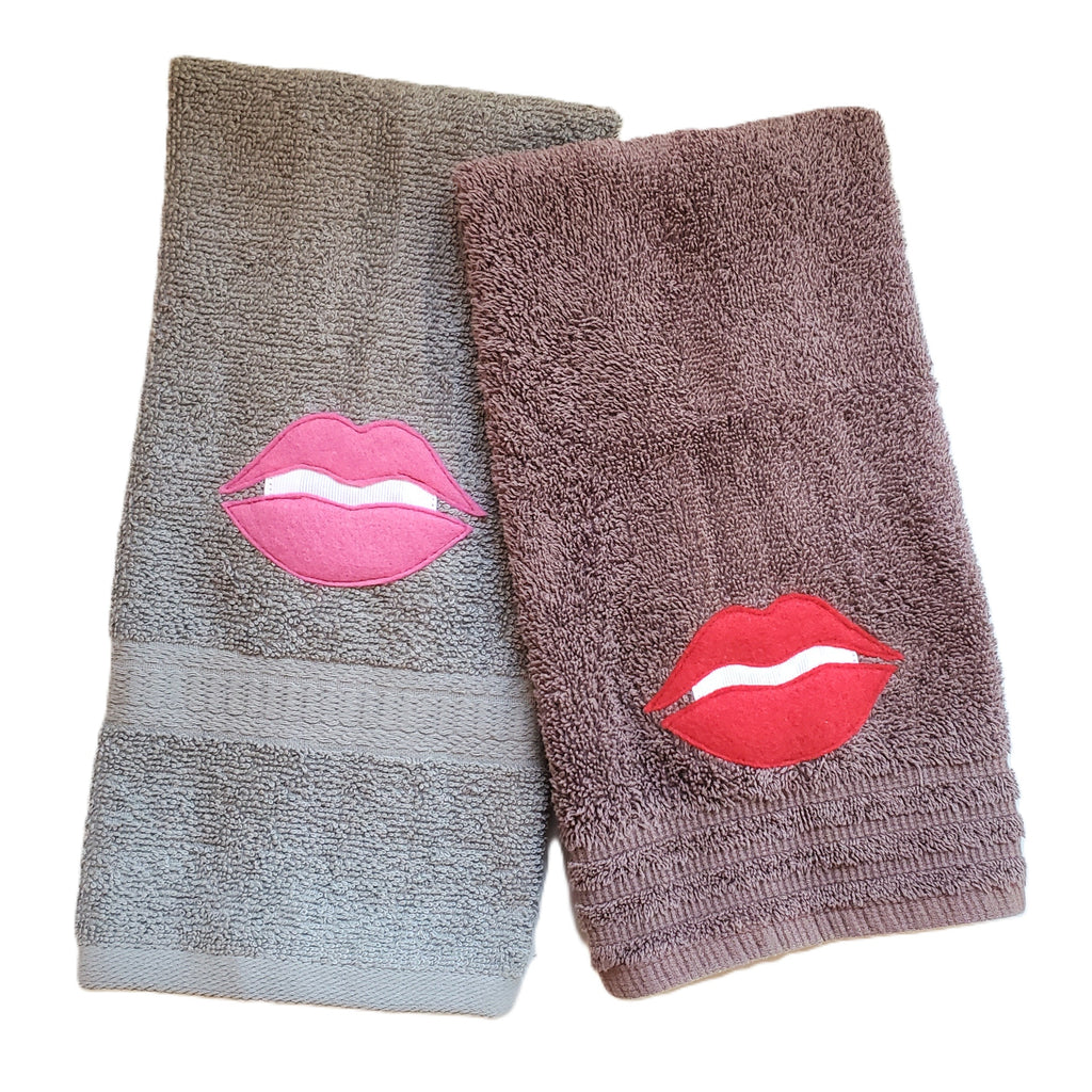 Sewing Pattern - Digital Download, Lip Applique for Towel
