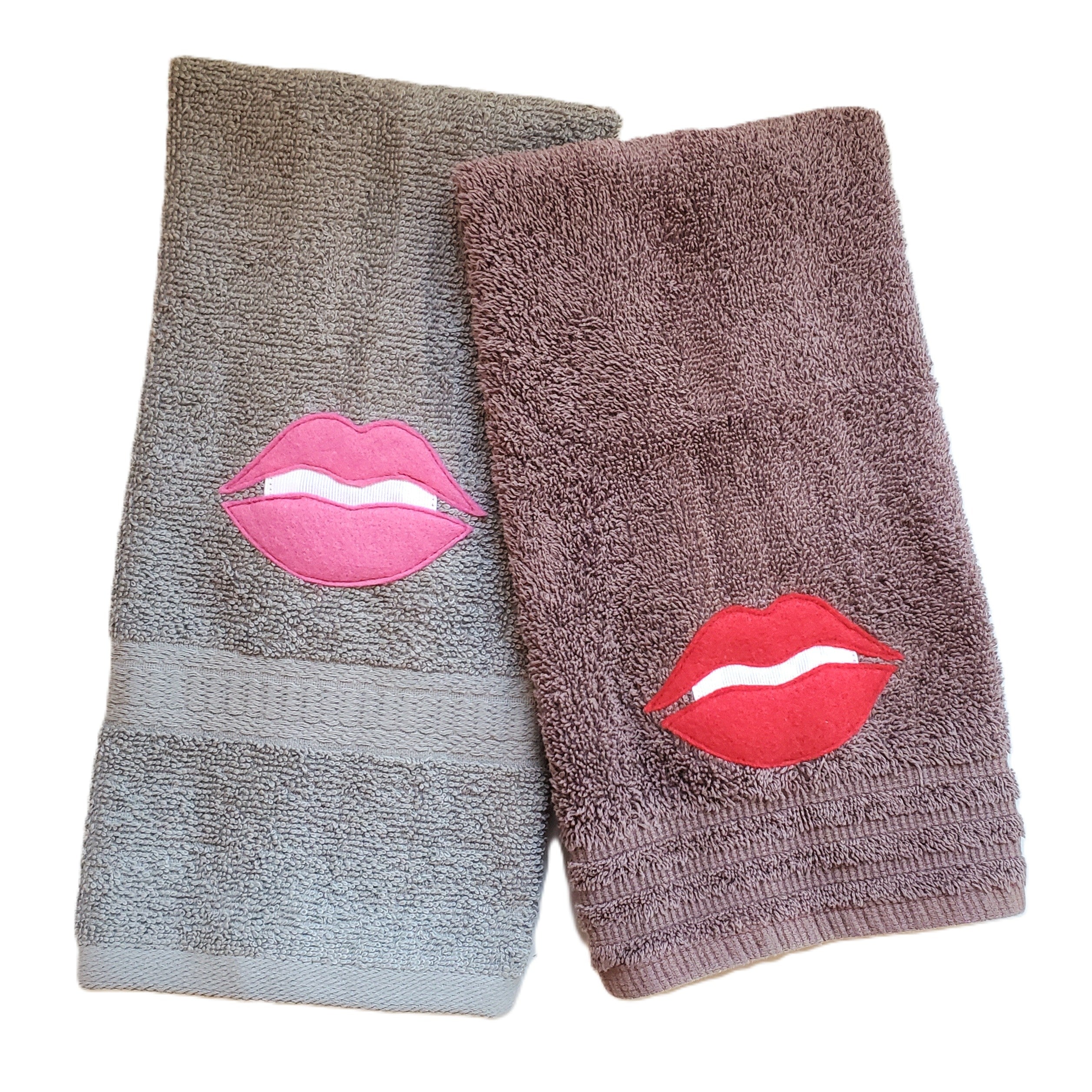 Sewing Pattern - Digital Download, Lip Applique for Towel