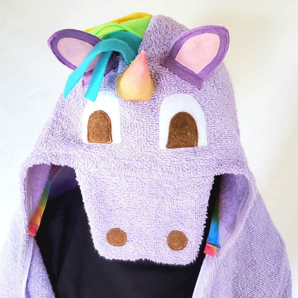 Animal Hooded Towel Sewing Patterns Bundle – Puppy, Shark, Unicorn, Alligator, Frog, Chicken, Duck, Monster, Flamingo, Snake, Dinosaur, Cat (PDF Instant Download)
