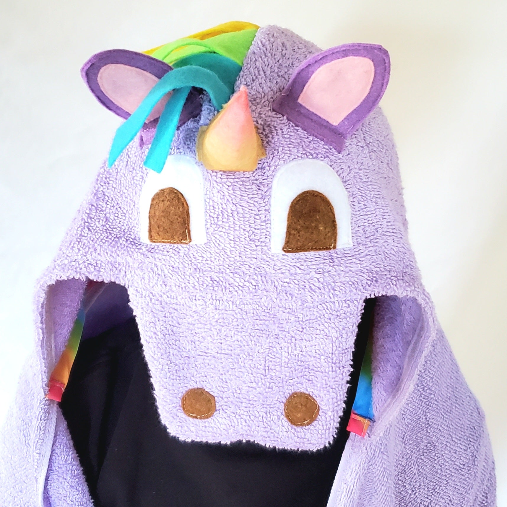 Sewing Pattern, Horse or Unicorn Hooded Towel - Digital Download