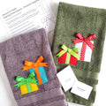 Towel Applique - Presents
