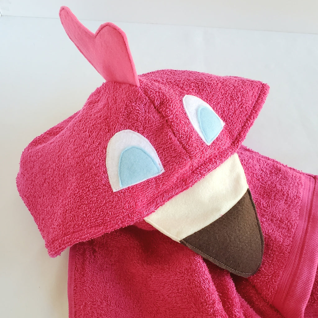 Animal Hooded Towel Sewing Patterns Bundle – Puppy, Shark, Unicorn, Alligator, Frog, Chicken, Duck, Monster, Flamingo, Snake, Dinosaur, Cat (PDF Instant Download)