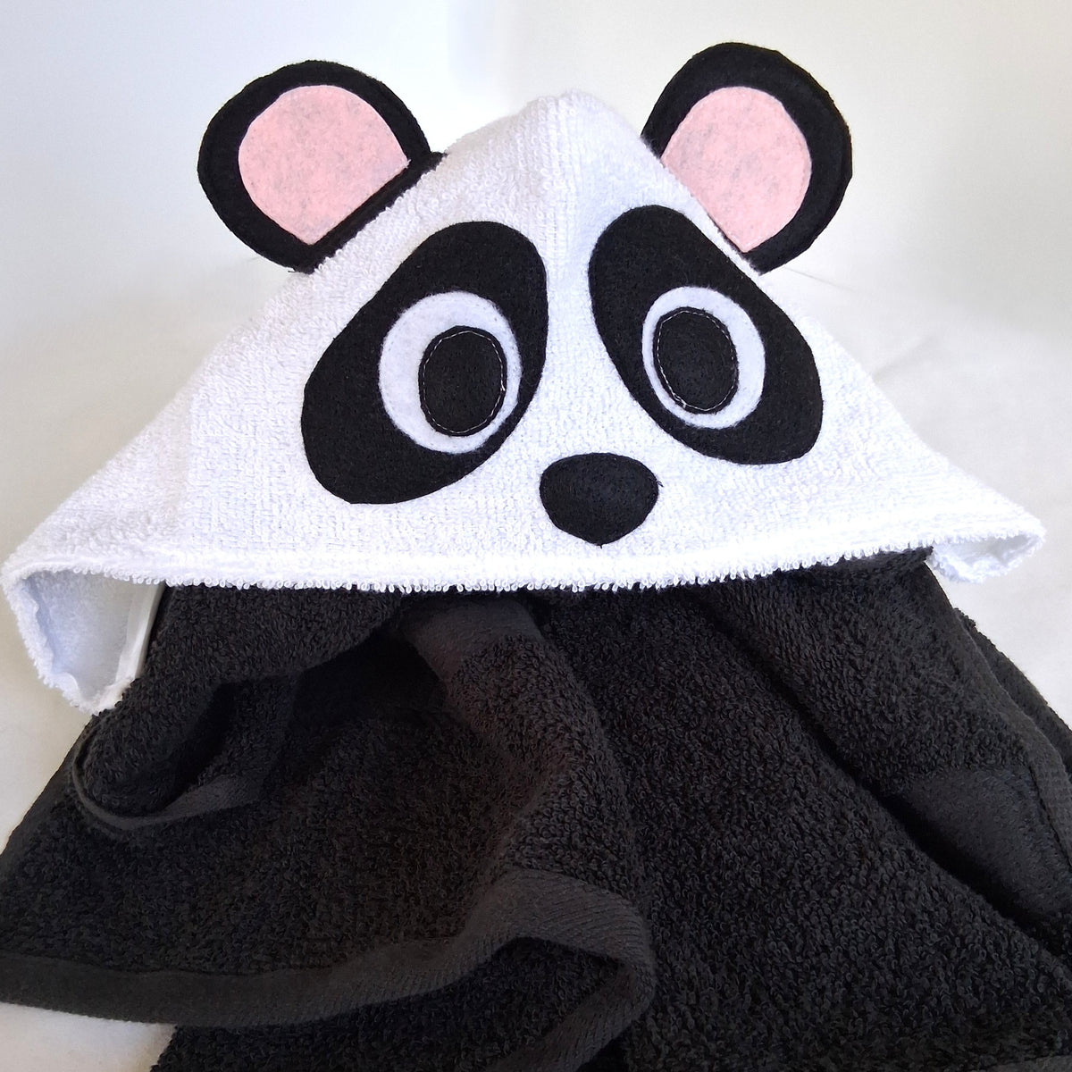 Sewing Pattern, Bear or Panda Hooded Towel - Digital Download