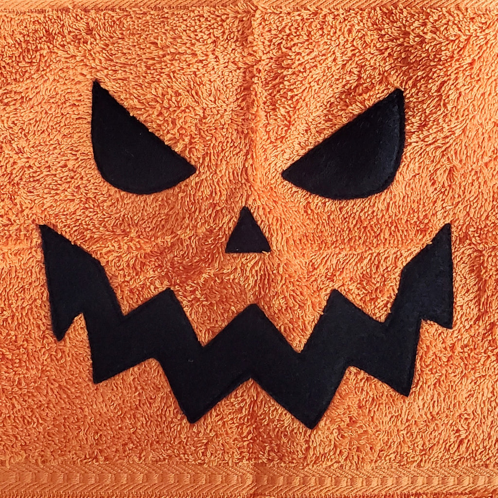 Sewing Pattern, Jack O'Lantern Hooded Towel - Digital Download