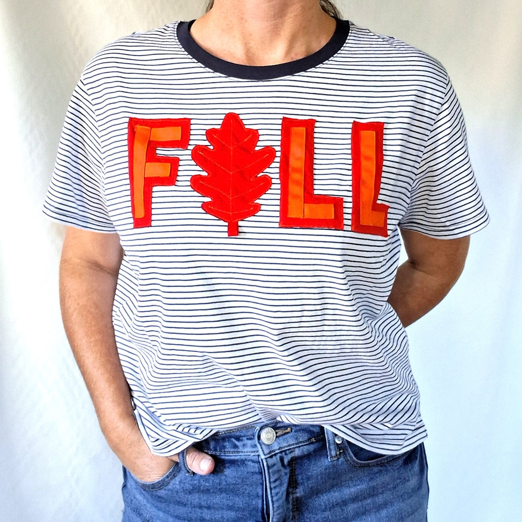 Sewing Pattern, FALL Shirt Applique - Digital Download