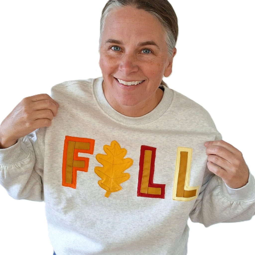 Sewing Pattern, FALL Shirt Applique - Digital Download