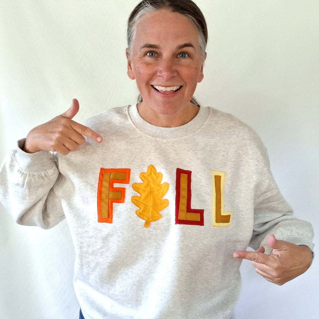 Sewing Pattern, FALL Shirt Applique - Digital Download