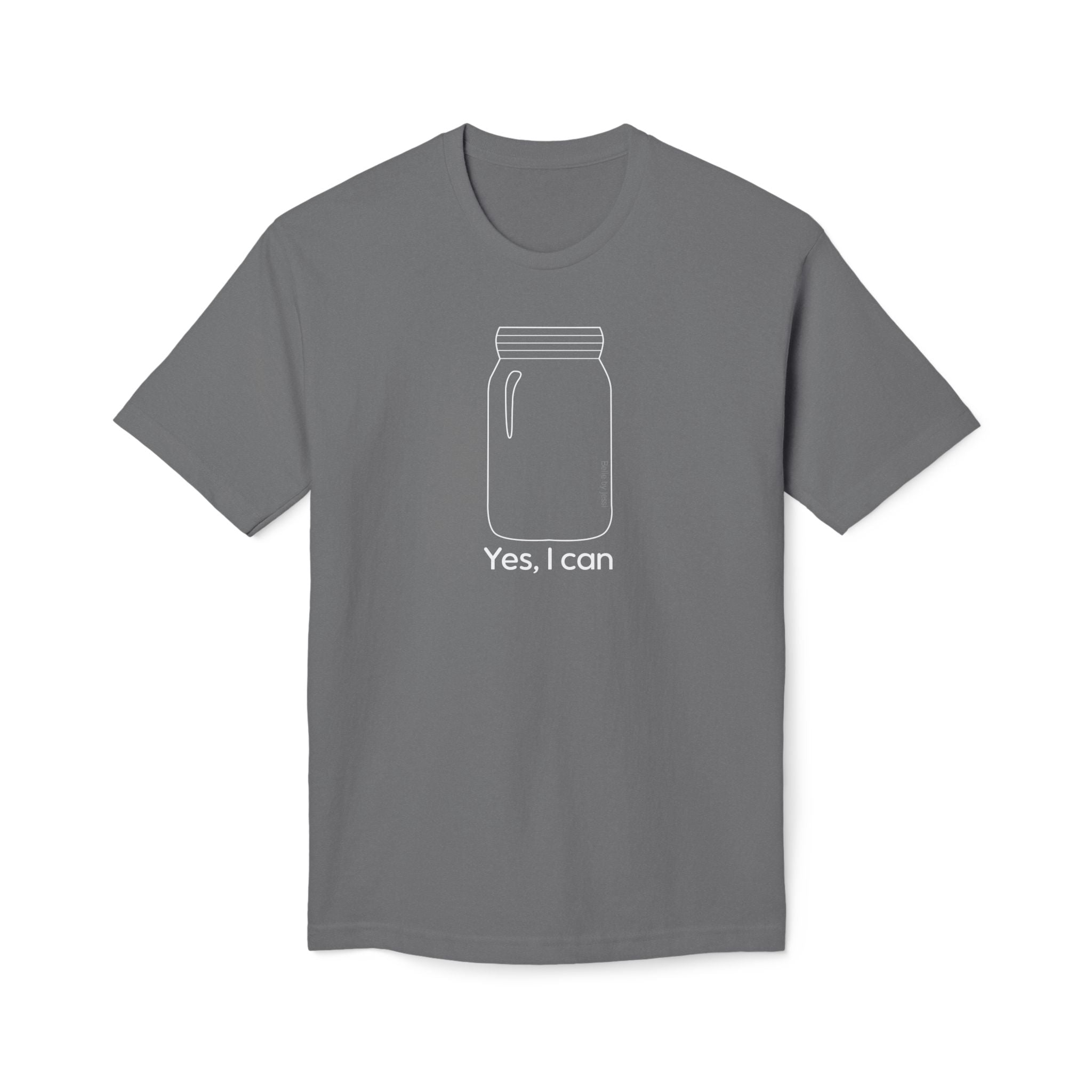 Yes I Can T-Shirt - Made in USA Unisex Midweight T-shirt
