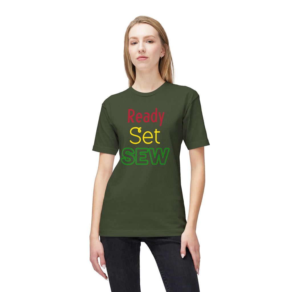 Ready Set Sew T-Shirt - Made in USA Unisex Midweight T-shirt