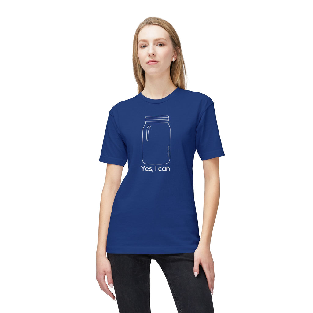 Yes I Can T-Shirt - Made in USA Unisex Midweight T-shirt