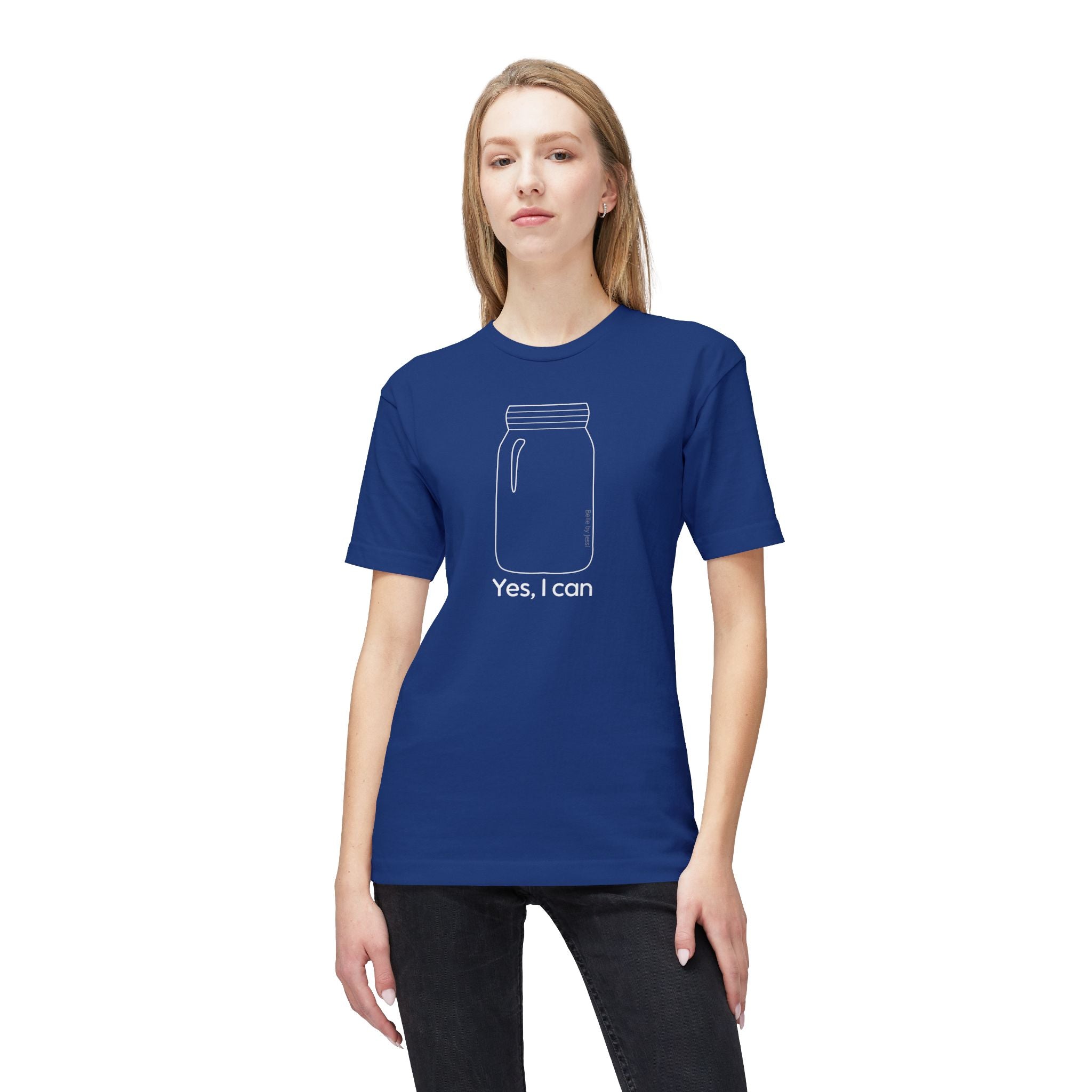 Yes I Can T-Shirt - Made in USA Unisex Midweight T-shirt