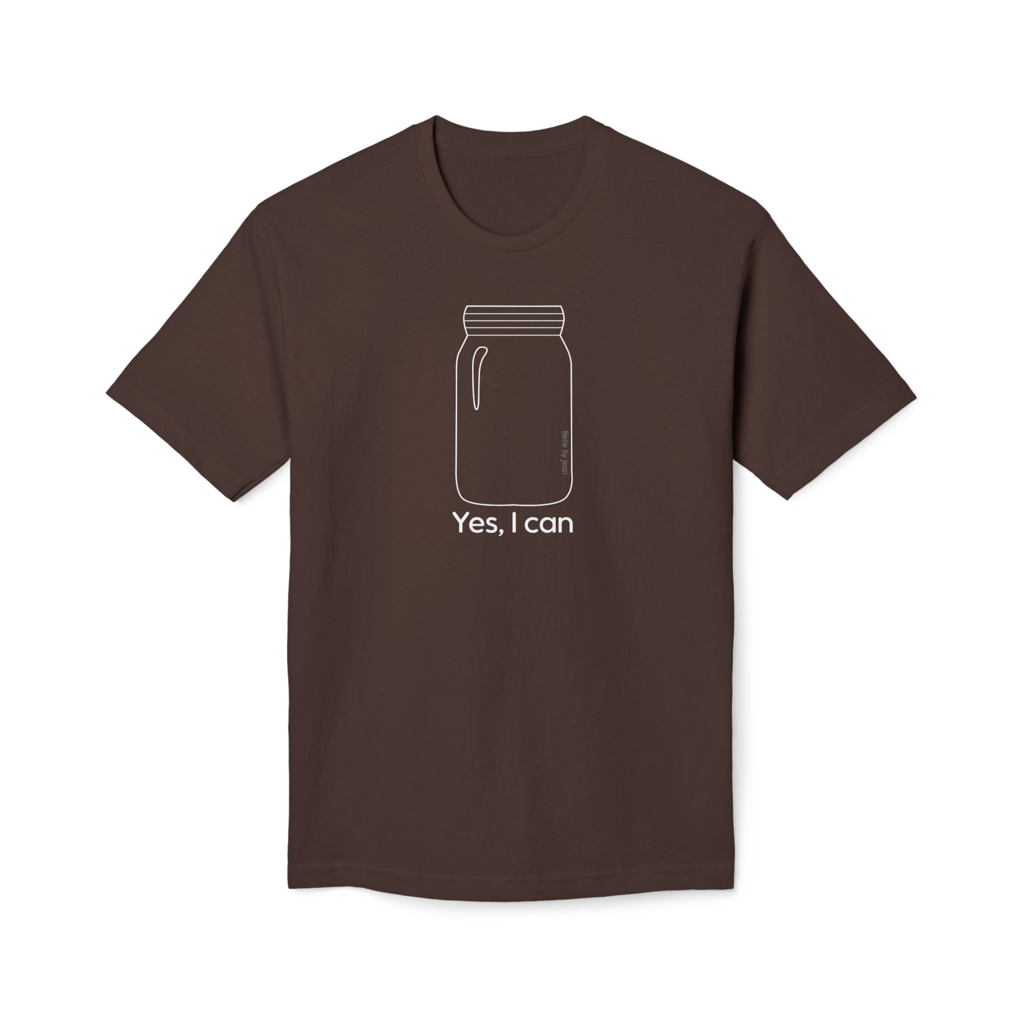 Yes I Can T-Shirt - Made in USA Unisex Midweight T-shirt