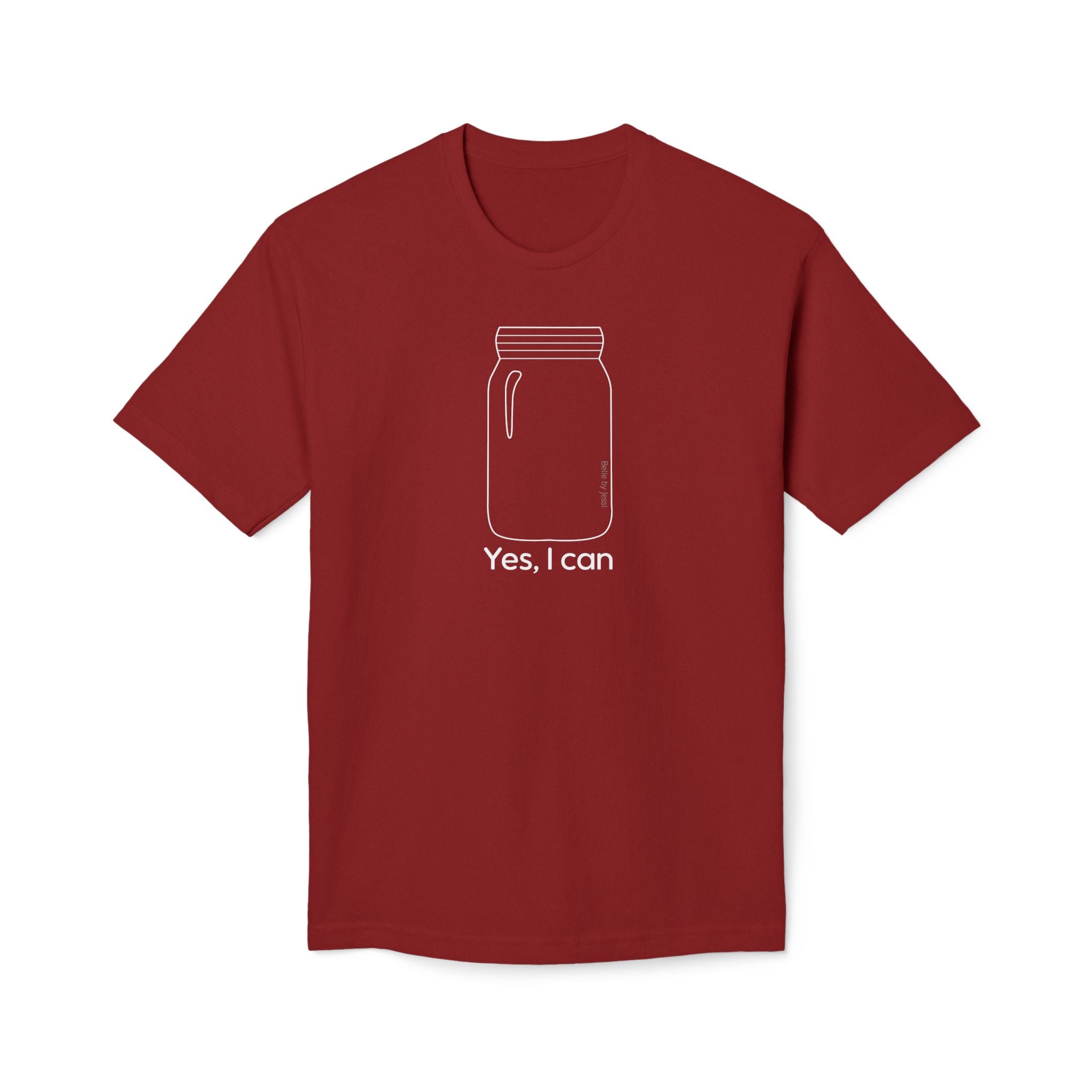 Yes I Can T-Shirt - Made in USA Unisex Midweight T-shirt