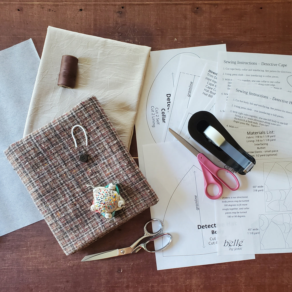 Sewing Pattern, Detective Costume - Digital Download