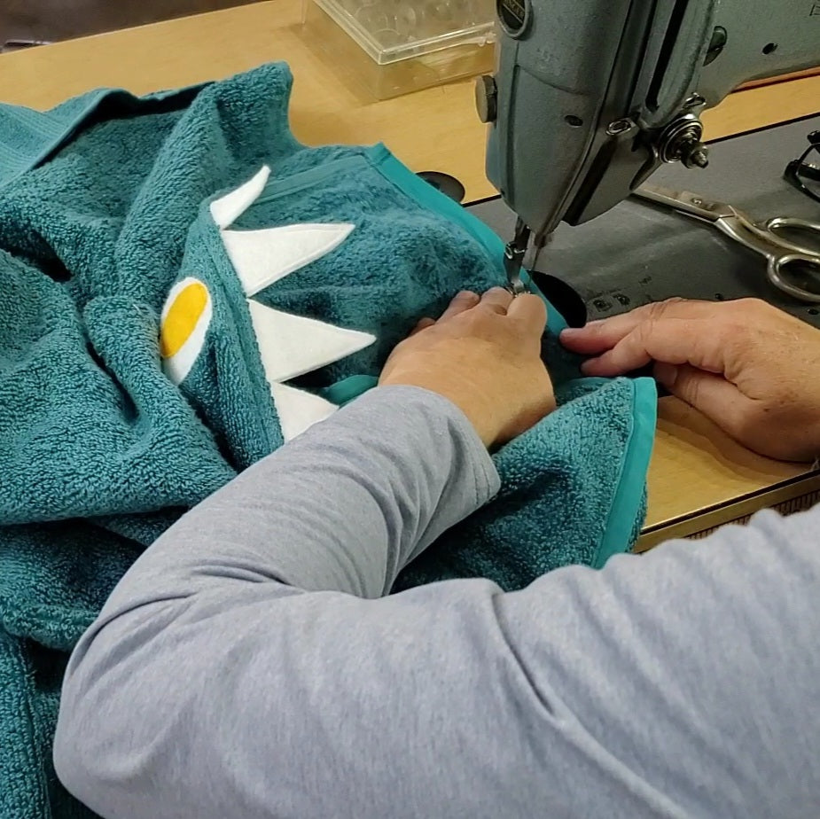 Sewing Pattern, Monster Hooded Towel - Digital Download