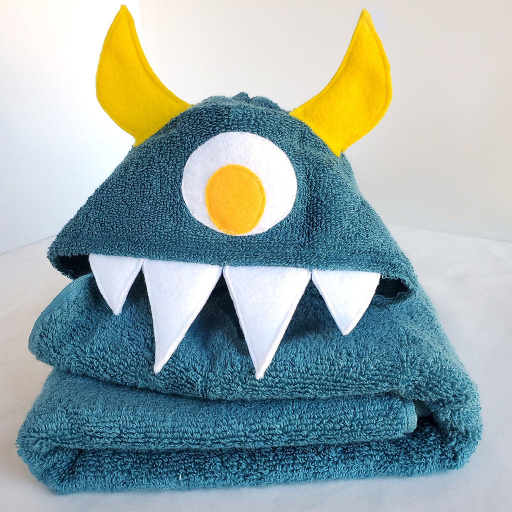 Best Seller Bundle - Animal Hooded Towel Sewing Pattern Group - Shark Puppy Horse Monster - Kids Bath Towel Patterns - PDF Instant Download