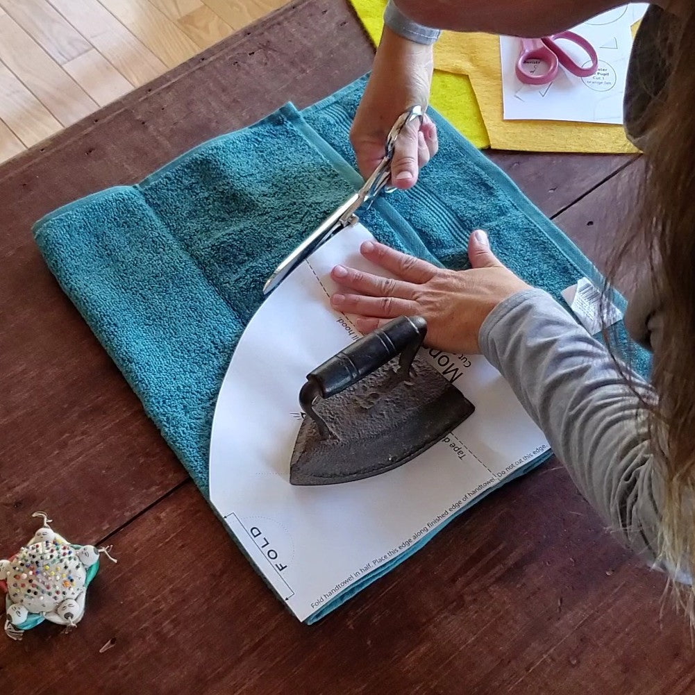 Sewing Pattern, Monster Hooded Towel - Digital Download