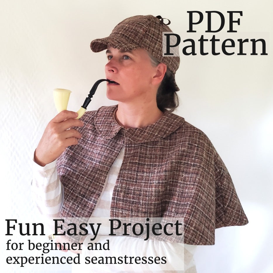 Sewing Pattern, Detective Costume - Digital Download