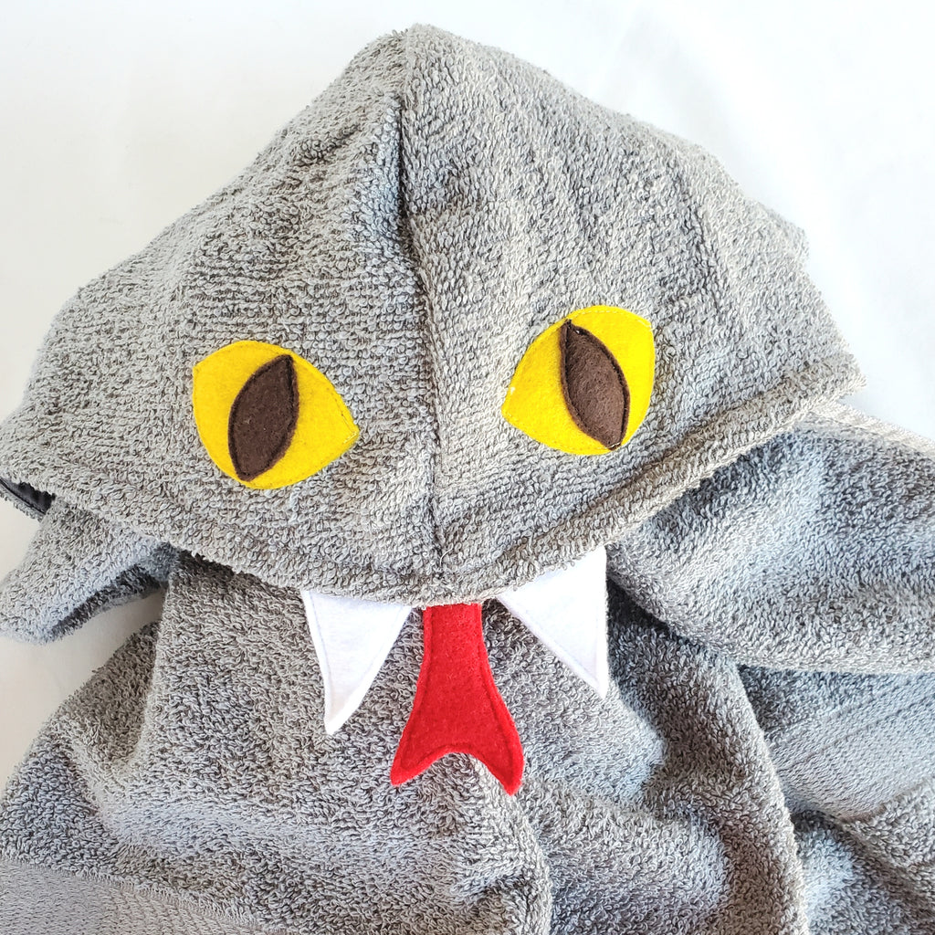 Sewing Pattern, Snake Hooded Towel - Digital Download