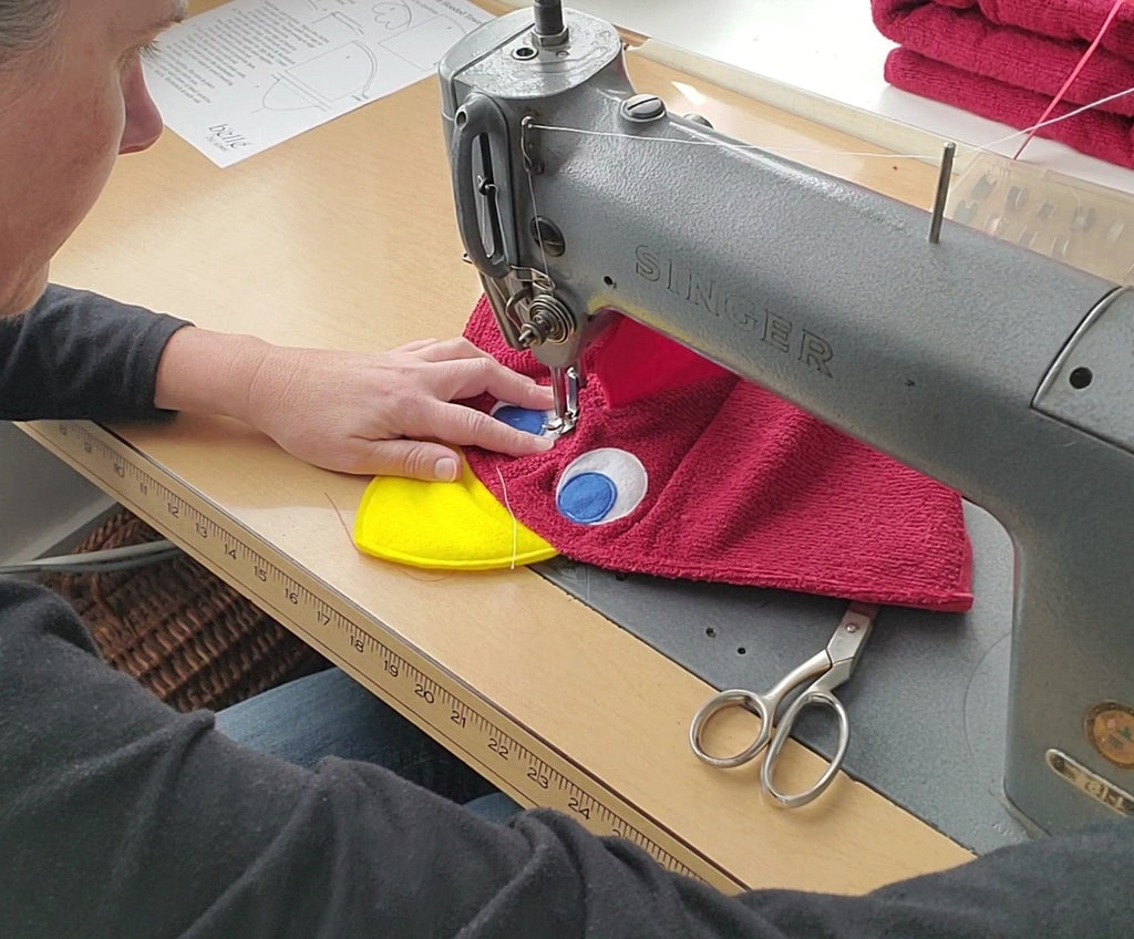 Sewing Pattern, Chicken Hooded Towel - Digital Download
