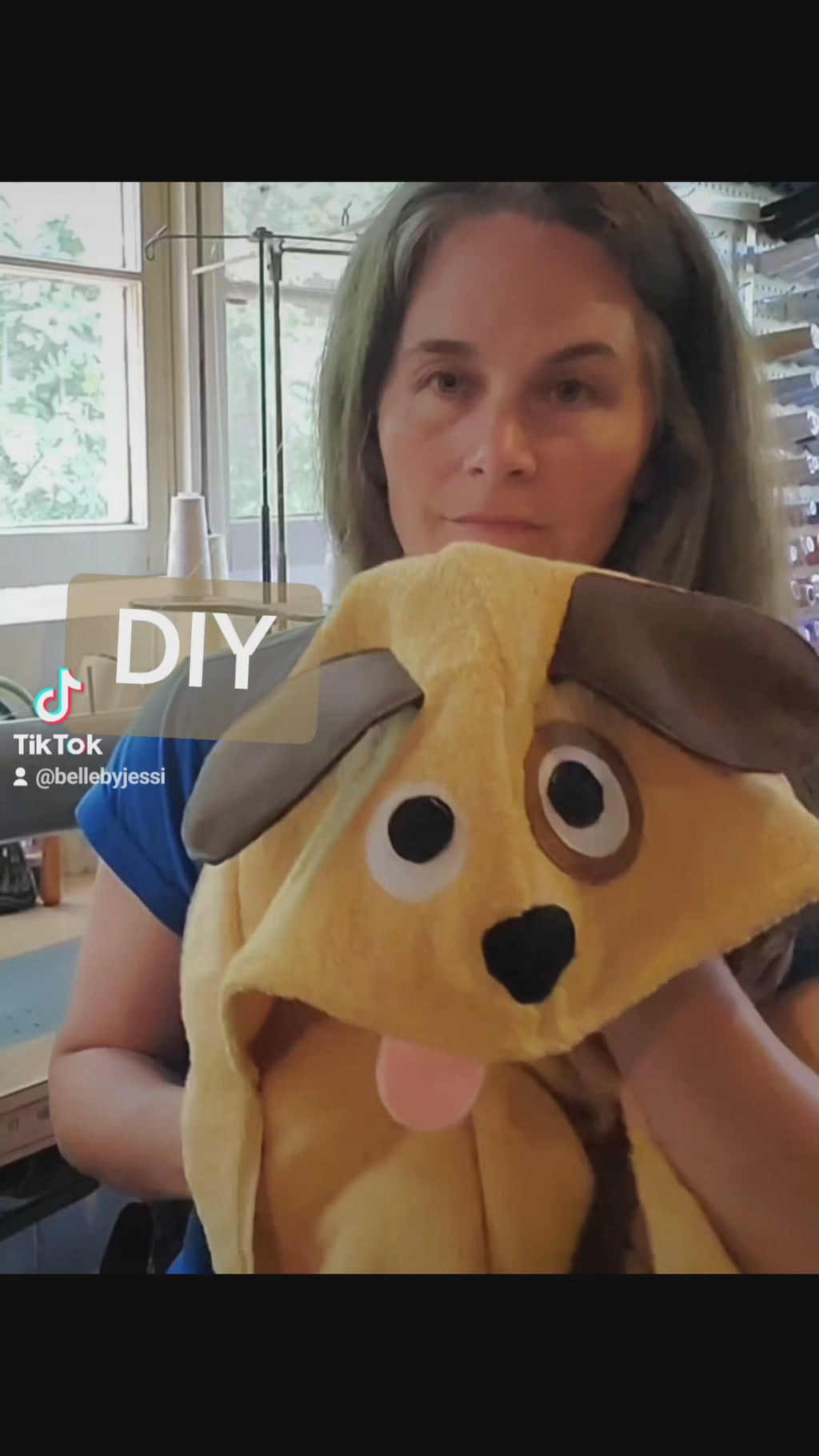 Sewing Pattern, Puppy Hooded Towel - Digital Download